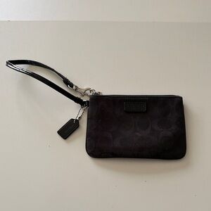 Coach Black Key & Card Holder